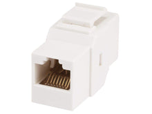 Load image into Gallery viewer, Monoprice 8P8C RJ45 Cat6 Inline Coupler Type Keystone Jack, White