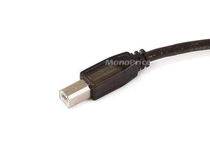 Monoprice USB-A to USB-B 2.0 Cable - Active, 28/24AWG, Black, 33ft