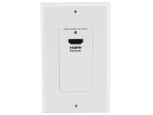 Load image into Gallery viewer, Monoprice HDMI Over Cat5e / Cat6 Extender Wall Plate (Pair), Single Port (1P), White