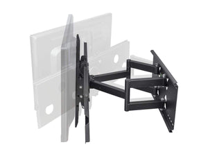 Monoprice Titan Series Full-Motion Articulating TV Wall Mount Bracket for TVs 32in to 60in  Max Weight 175 lbs  Extension Range of 5.0in to 20.0in  VESA Up to 750x450  Works with Concrete & Brick