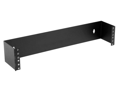 Monoprice 2U Wall Mount Bracket, 8.8cm (3.5in)(H) x 48.2 cm(19in)(W) x 10cm (4in)(D) For Network and Data Equipment