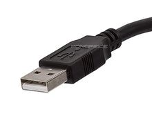 Load image into Gallery viewer, Monoprice USB-A to USB-A Female 2.0 Extension Cable - Active, 20/28AWG, Repeater, Kinect &amp; PS3 Move Compatible, Black, 16ft