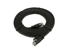 Load image into Gallery viewer, Monoprice Cat5e Ethernet Patch Cable - Network Internet Cord - 3.05M (10ft) - Black, RJ45, Flat,Stranded, 350Mhz, UTP, Pure Bare Copper Wire, 30AWG