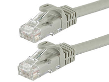 Load image into Gallery viewer, Flexboot Cat6 Ethernet Patch Cable (5 pack) - Snagless RJ45, Stranded, 550Mhz, UTP, Pure Bare Copper Wire,