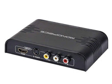 Load image into Gallery viewer, Monoprice Composite, S-Video, and HDMI to HDMI Converter and Switch with HDMI PAL NTSC Support