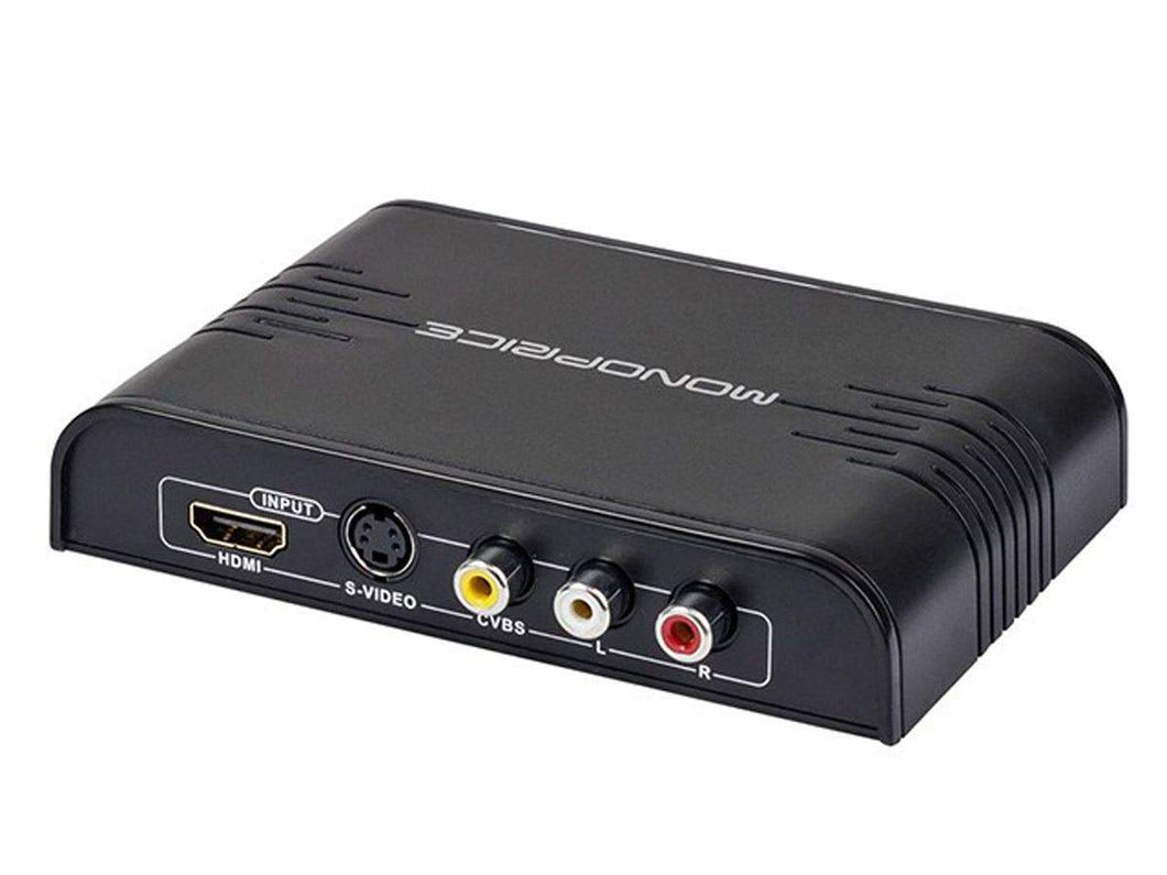 Monoprice Composite, S-Video, and HDMI to HDMI Converter and Switch with HDMI PAL NTSC Support